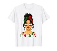 Iranian Girl Iran Flag Iranian Girlfriend Wife T-Shirt