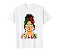 Iranian Girl Iran Flag Iranian Girlfriend Wife T-Shirt