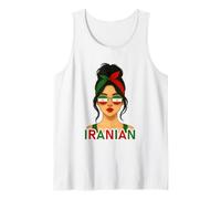 Iranian Girl Iran Flag Iranian Girlfriend Wife Tank Top