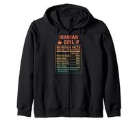 Iranian Girl Women Girls with Iranian Roots Zip Hoodie