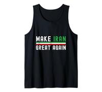 Iranian M.I.G.A Make Iran Great Again Emblem Of Iran Flag Tank Top