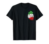 Iranian National Flag Pocket Heart Iran Fan Pride Heritage Value Graphic T-Shirt