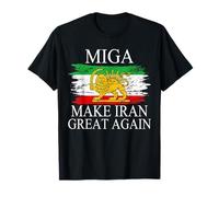 Iranian Shirt Make Iran Great Again Emblem Of Iran MIGA Gift T-Shirt