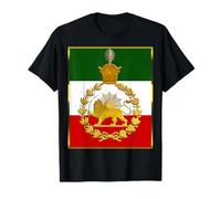 Iran's flag golden lion Pahalvi Shir va Khorshiyd T-Shirt