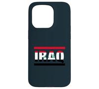 Iraq Flag Lettering It is in my DNA Gift for Iraqi Case for iPhone 15 Pro