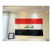 Iraq Flag Nation 90x150cm 3ft X 5ft Polyester Banner Custom Flag All Over The World Worldwide