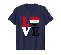 Iraq Iraq Iraqi Map Arab Iraq I Love Iraq Flag T-Shirt