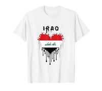Iraq Iraq Iraqi Map Arab Iraq I Love Iraq Flag T-Shirt