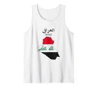 Iraq Iraq Iraqi Map Arab Iraq I Love Iraq Flag Tank Top