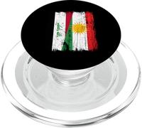 Iraq Kurdistan Half Flag Iraqi Kurdish Heritage Jersey PopSockets PopGrip for MagSafe