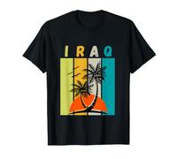 Iraq Summer Vibes | Iraqi Pride Beach & Sunshine Design T-Shirt