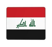 Iraqi Flag Mouse Pad - Non-Slip Rubber Base Extended Gaming Desk Mat, Full-Area Print Personalized Keyboard Mat for PC Laptop Office Home