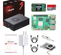 iRasptek Starter Kit for Raspberry Pi 5 16GB RAM-Pre-Loaded with 256GB Edition Raspberry Pi OS (Aluminum Case)