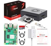 iRasptek Starter Kit for Raspberry Pi 5 8GB RAM-Pre-Loaded with 128GB Edition Raspberry Pi OS (Aluminum Case)