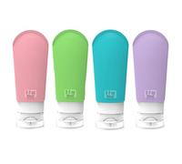IraXpro Silicone Travel Bottles for Toiletries 90ml,TSA Approved,BPA Free,Leak Proof,Travel Containers for Toiletries(4 Pack)