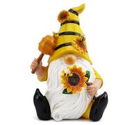 Irayin Bumble Bee Spring Gnome Decorations Honey Elf Ornaments World Bee Day Decorations Gifts for Outdoor Garden Decor Birthday Gifts for Mom, Grandma, Women