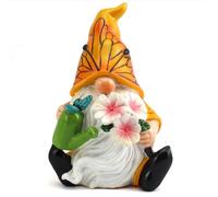 Irayin Spring Butterfly Gnomes Decorations Tomte Elf Decor Summer Figurines for Outdoor Garden Decor Birthday Gifts