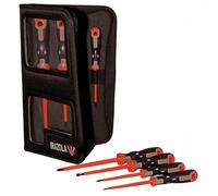 Bahco 202.032 Tekno+ VDE Insulated Safety Screwdriver Set, 7 Pieces