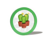 irbaniland Colorful Round Photo Frames for Wall Mounting Display or Table Mounting Picture Frame Decorative Hanging Circle Photo Frame for Kitchen Gallery Wedding Round Frame (Green,14 Inch)