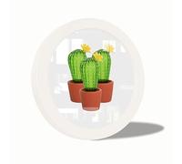 irbaniland Colorful Round Photo Frames for Wall Mounting Display or Table Mounting Picture Frame Decorative Hanging Circle Photo Frame for Kitchen Gallery Wedding Round Frame (White,6 Inch)