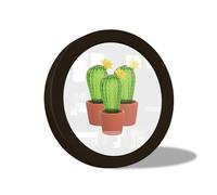 irbaniland Colorful Round Photo Frames for Wall Mounting Display or Table Mounting Picture Frame Decorative Hanging Circle Photo Frame for Kitchen Gallery Wedding Round Frame (Black,14 Inch)