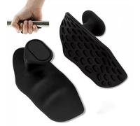 IRCKONCI Gym Weight Lifting Grips, Non Slip Silicone Gym Grip Pads, Palm Protection Accessories, for Training And Exercise, Dumbbell, Deadlift, Bar Pad Pull Up Grippers(Black)