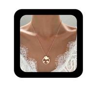 IRCOMULTI Boho Gold Bird Pendant Necklace Pearl Bird Choker Necklace Gold Bird Circle Necklace Cute Bird On A Branch Necklace Minimalist Necklace Jewelry for Women