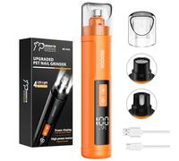 IREDOON Dog Nail Grinder with 4 LED Lights, 3 Speeds Super Quiet for Pets