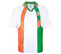 Score Draw Ireland 1995 Away Shirt White/Green Large Polyester