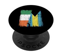 Ireland Bahamas Half Flag Irish Bahamian Jersey PopSockets Adhesive PopGrip