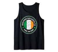 Ireland Belongs to the Irish! Vintage Distressed Irish Pride Tank Top