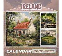 Ireland Calendar 2026-2027: 18 Month Planner To Keep You On Track from Sep 2026 to Dec 2027,Square 8.5 x 8.5 Inches Gift For Organizing & Planning