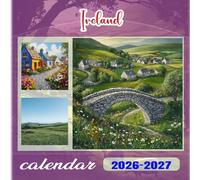 Ireland Calendar 2026-2027: 18 Month Planner To Keep You On Track from Sep 2026 to Dec 2027,Square 8.5 x 8.5 Inches Gift For Organizing & Planning