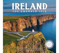 Ireland Calendar 2026 | The Emerald Isle | 12" x 24" Irish Travel Wall Calendar 12 Month | Marble City Press | County, Castles, Dublin, Irish Blessings | 2026-2027 Calendar