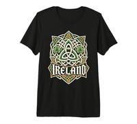 Ireland Celtic Crest s Shamrock Trinity Knotwork Premium T-Shirt