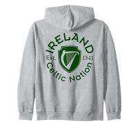 Ireland Celtic Nation Established 1541 Zip Hoodie