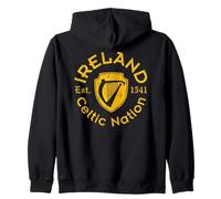 Ireland Celtic Nation Established 1541 Zip Hoodie
