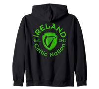 Ireland Celtic Nation Established 1541 Zip Hoodie
