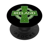 Ireland Celtic - St Patrick's Day Irish Pride Shamrock PopSockets Adhesive PopGrip