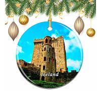 Ireland Cork Castle Blarney Christmas Xmas Tree Ornament Decoration Wedding Hanging Pendant Decor City Travel Souvenir Collection
