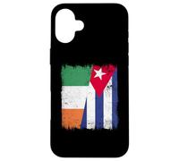 Ireland Cuba Half Flag Irish Cuban Heritage Case for iPhone 16 Plus