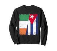 Ireland Cuba Half Flag Irish Cuban Heritage Sweatshirt
