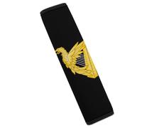 Ireland Ea-gles Harp Flag Funny Car Seat Belt Pads Soft Shoulder Seatbelt Pads Protector Car Interior Accessories