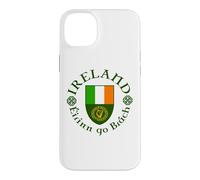 Ireland Éirinn go Brách (Ireland Forever) Celtic Harp Shield Case for iPhone 14 Plus