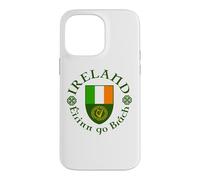 Ireland Éirinn go Brách (Ireland Forever) Celtic Harp Shield Case for iPhone 14 Pro Max