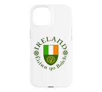 Ireland Éirinn go Brách (Ireland Forever) Celtic Harp Shield Case for iPhone 15