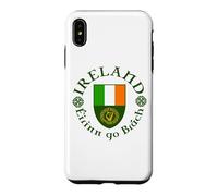 Ireland Éirinn go Brách (Ireland Forever) Celtic Harp Shield Case for iPhone XS Max