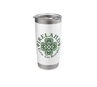 Ireland Erin Go Bragh! Celtic Clover Stainless Steel Insulated Tumbler