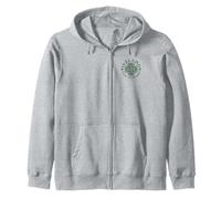 IRELAND Erin Go Bragh! Celtic Clover Zip Hoodie
