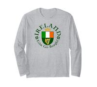 Ireland Erin Go Bragh Heraldic Badge Flag Long Sleeve T-Shirt